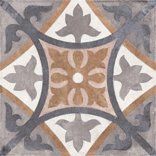 Керамогранит Cersanit Carpet орнамент многоцветный рельеф (MIX 6) арт. 17932 (29,8x29,8)